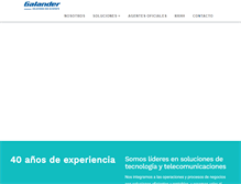 Tablet Screenshot of galander.com